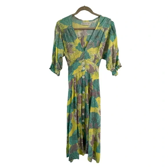 FAITHFULL Rafa Midi Dress Lera Floral
Print New Size 4 - Picture 5 of 8